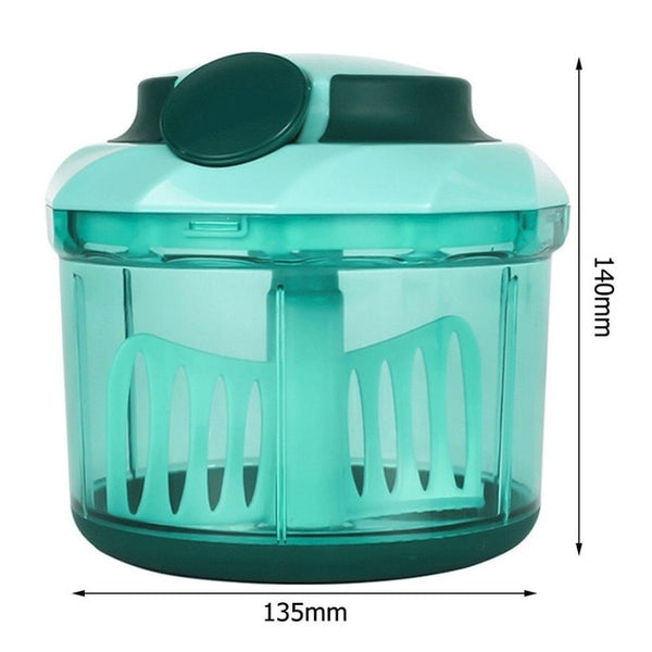 Manual Food Processor Shredder Vegetable Chopper